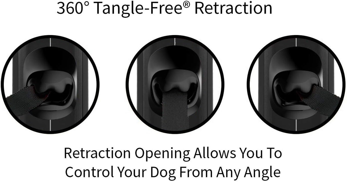 360° Tangle-Free Retractable Dog Leash