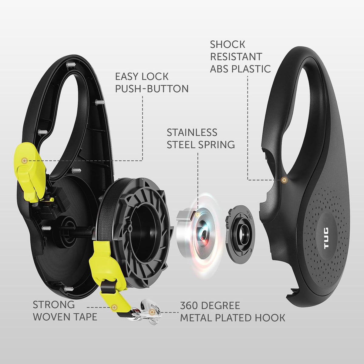 360° Tangle-Free Retractable Dog Leash