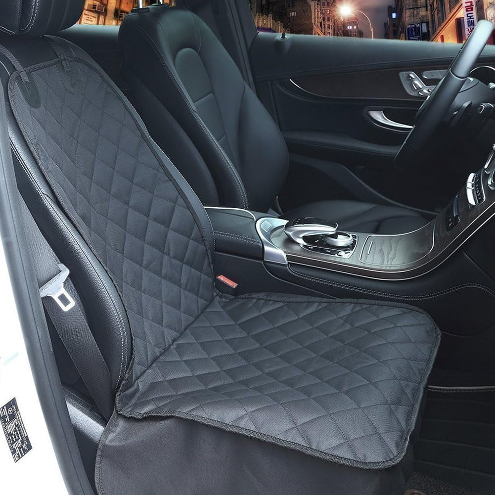 Premium Waterproof Dog Seat Cover for Cars, Trucks & SUVs - Heavy Duty 600D Oxford, Scratchproof & Nonslip with Side Flaps - Ultimate Pet Protection for Your Vehicle